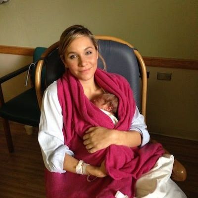 A picture of Isabel Cowles and her youngest child Clyde. 